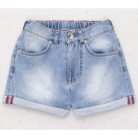 Шорты для девочки арт DMB 0055/0056 размер 34/134-44/164 цвет голубой