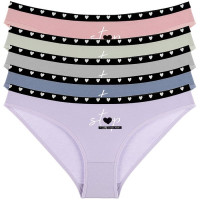 яяяТрусы женские арт.2171PZ размер 46(M) 100% хлопок цвет ассорти