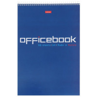 Блокнот А4 твердая подложка на гребне 96 листов (Hatber) OFFICE арт.96Б4В1сп_28090