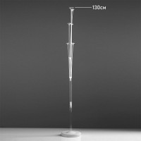 Стойка 130см для шаров 7 палочек и держателей с подставкой под воду/песок арт.5001389