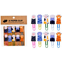 Закладка-скрепка (Mazari) Лапки 10 штук 35мм арт.М-1543