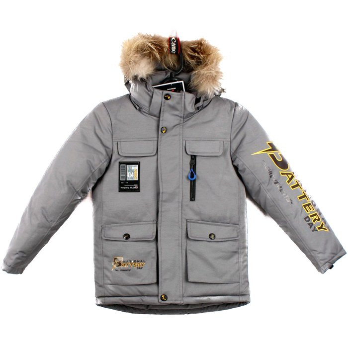 яяяКуртка зимняя для мальчика (AKN) арт.eks-602-1 цвет черный