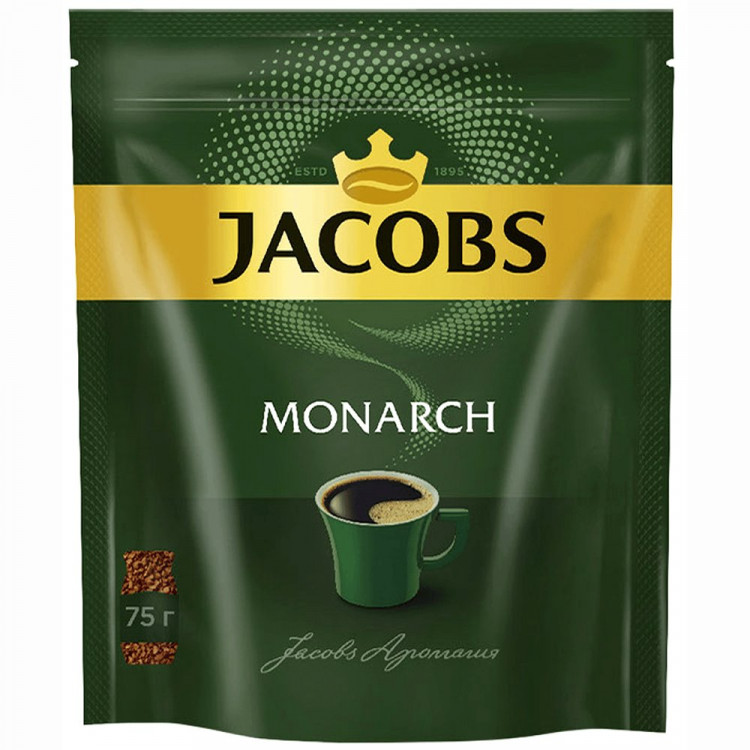 Кофе Jacobs Monarch 75г пакет