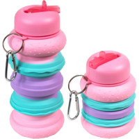 Бутылка 500мл deVENTE складная пастельный микс арт.8090474