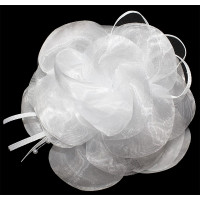 Бант для волос белый Arco Carino 13 см арт.106