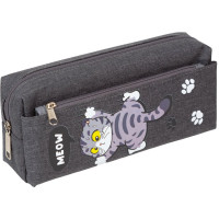 Пенал-косметичка 1 отделение deVENTE Мяу кот (Meow Cat) 210x85x60мм арт.7025697