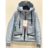 Куртка осенняя для девочки (MULTIBREND) арт.dyl-666-4 размерный ряд 36/140-44/164 цвет голубой