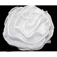 Бант для волос молочный Arco Carino 18см арт.140