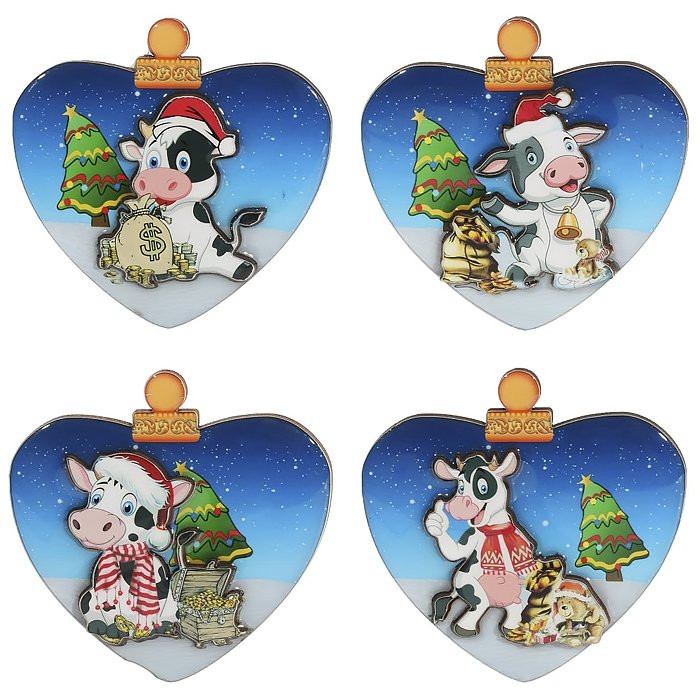 Магнит СГ "Коровка" 07см арт.755381