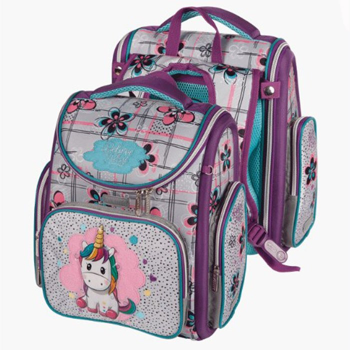 Ранец для девочек школьный (deVENTE) Like  Unicorn 36x30x16см арт 7030946