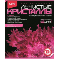 Выращивание кристаллов Лучистые кристаллы Малиновый (LORI) арт.Лк-008