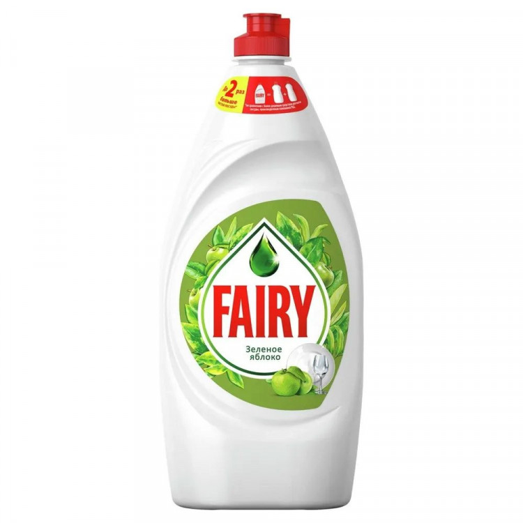 Моющие средства для посуды Fairy Oxi 900мл Зеленое яблоко