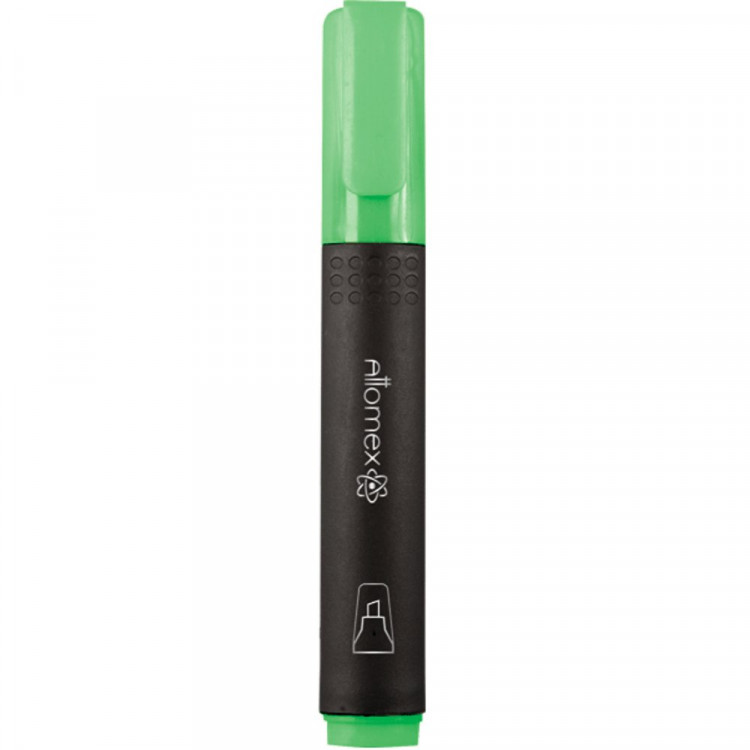 Маркер флуорисцентный  Attomex 1-4мм скошенный зеленый арт.5045301