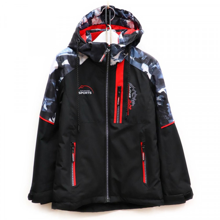 Куртка  для мальчика (WKAS) арт.hty-WK82213-1 цвет черный