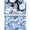 Тетрадь тведая обложка А4 клетка 80 листов на гребне (Hatber) Floral collection арт.80Тт4В1гр_29683