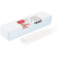 Пружины пластиковые 45мм 1уп/50шт (до 440листов) белые deVENTE арт.4125715