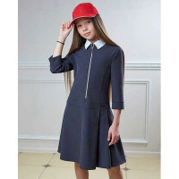 Платье для девочки (ГЕРМИОНА)  арт.55225-07 размер 34/134-40/158 цвет синий