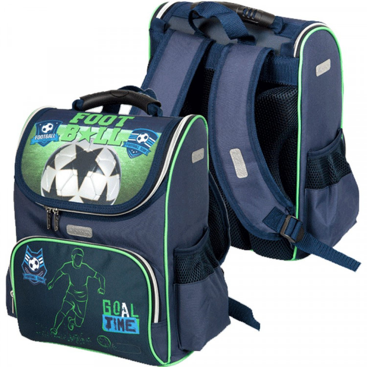 Ранец для мальчиков школьный (Attomex) Lite  Football 34x27x20см арт.7030204