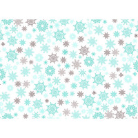 Бумага упаковочная 50*70см "Снежный вальс" арт.214-523