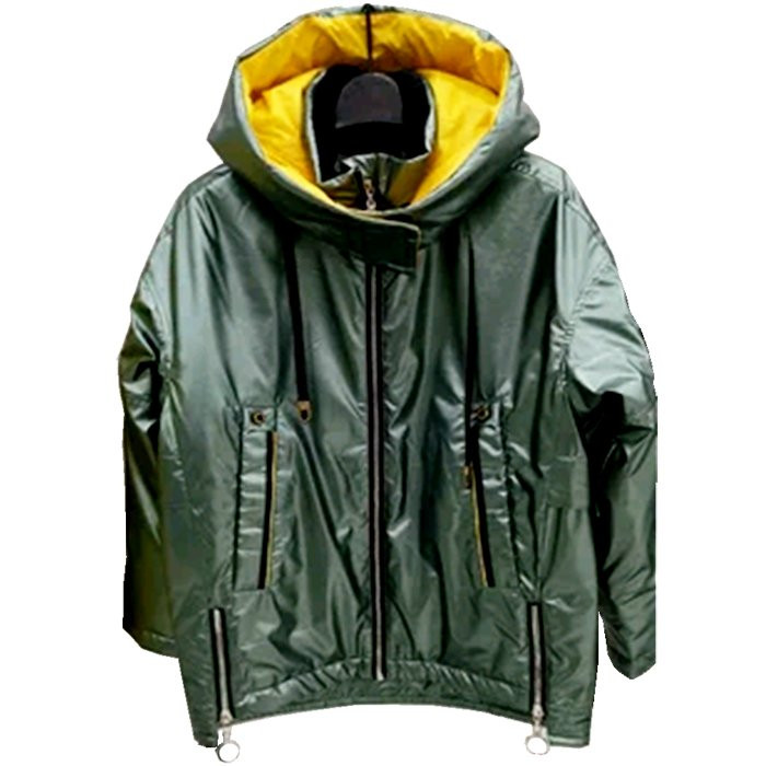 Куртка осенняя для девочки (Venedise) арт.92013 размерный ряд 36/140-44/170 цвет зеленый
