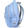 Рюкзак для девочек deVENTE Зум. Музыкальный кролик (Zoom. Music Rabbit) 38x30x19 см голубой арт.7033630