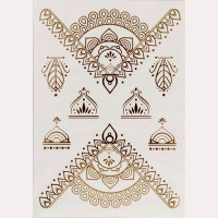 Наклейки‒переводки "Indian style" 14*21см арт.4123178