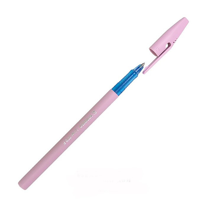 Ручка шариковая (STABILO) арт..808 F "liner" PASTEL синяя, корпус розовый (Ст.10)