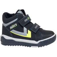 Ботинки для мальчика (Сказка) темно-синие верх-искусственная кожа подкладка - байка артикул R578165671DB