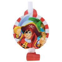 Гудок-язычок "Веселый Пират" 06шт/наб. арт.6038564