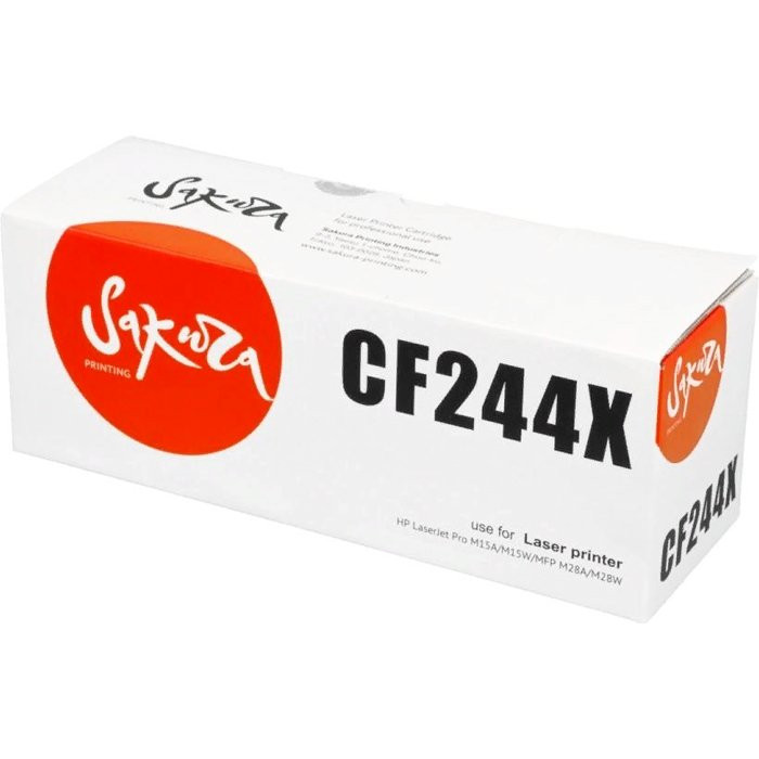 Картридж SAKURA CF244X для HP,черный, 2000к.SACF244X