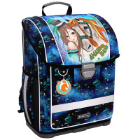 Ранец для девочек школьный (ErichKrause) Magic Lunapark синий 30x37x16 см арт.56874
