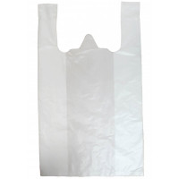 Пакет ПНД майка 28+14х50 мм 12 мкм белый