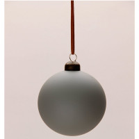 Шар пластик 08см матовый цв.серо-зеленый 173 арт.РШ2173