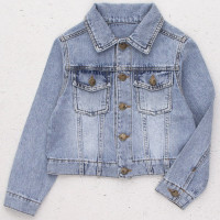 Куртка для девочки арт.DMB 0053/0054  размер 34/134-44/164 цвет голубой