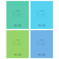 Тетрадь 24 листа клетка (BG) Отличная ассорти арт Т5ск24 11785