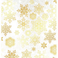 Бумага упаковочная 50*70см "Снежный шарм" арт.214-525