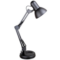 Светильник настольный на подставке Camelion (230V/60W/ЛОН) черный арт.KD-313