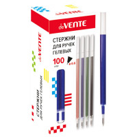 Стержень гелевый deVente 0,5мм синий 130 мм арт.5053700 (Ст.100)