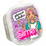 Игрушка Лизун Slime (Волшебный мир) Glamour collection серебряный с блестками 60г арт.SLM181