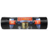 Мешки д/м, 360 л, РОМАШКА 60 мкм (рул.5 шт), ПВД, 120*160