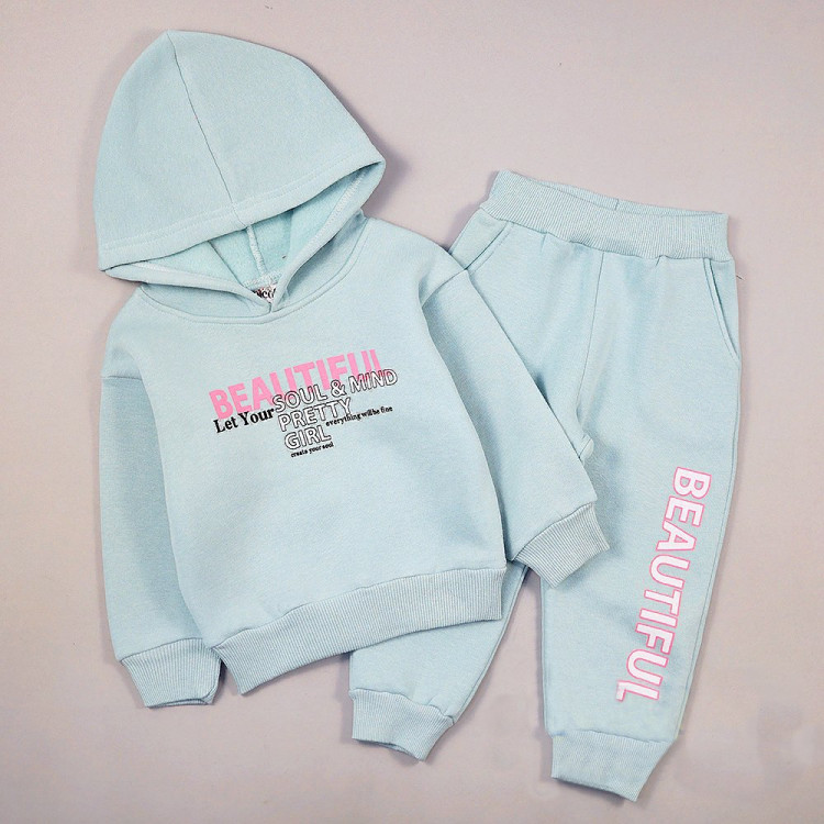 яяяКостюм для девочки (PICOLA BABY) артикул 98521 размерный ряд 26/98-30/116 (толстовка+брюки) цвет ментол