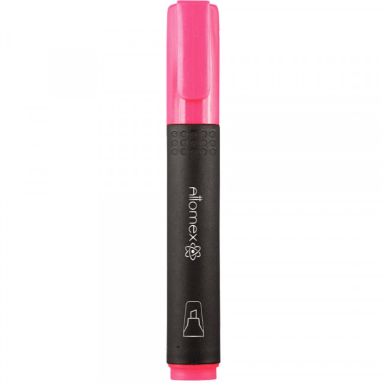 Маркер флуорисцентный  Attomex 1-4мм скошенный розовый арт.5045303