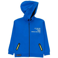 Толстовка для мальчика артикул (DMB) 4979 размер 34/134-44/164 цвет василек