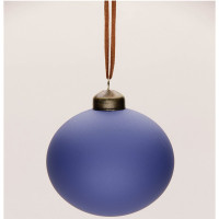 Шар пластик 08см матовый цв.глубокий синий 86 арт.2086