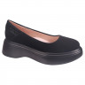 Туфли для девочки (TOM.MIKI) черные верх-искусственная замша подкладка-натуральная кожа размерный ряд 34-39 арт.T-10709-C