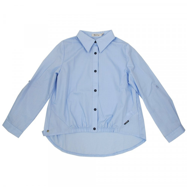 Блузка для девочки (Делорас) длинный рукав цвет голубой арт.C63653 размерный ряд 34/134-44/164