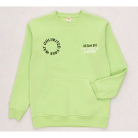 Толстовка для мальчика артикул (DMB) 4993 размер 34/134-44/164 цвет зеленый