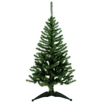 Елка 180см "Норвежская" (хвоя ПВХ, ветки отгибные, подставка пластик.) арт.4418