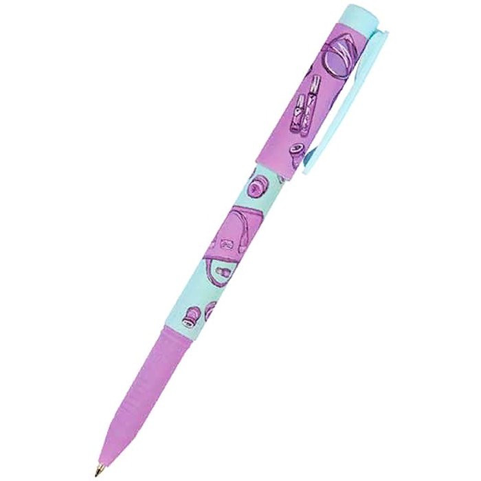 Ручка шариковая не прозрачный корпус (BrunoVisconti) Life St Lilac dream, синяя 0.7 мм арт.20-0214/83 (Ст.24)