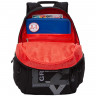Рюкзак для мальчиков (Grizzly) арт RU-033-2/4 черный 30х42х22 см